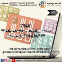 CURSO TEST, ESCALAS Y CUESTIONARIOS PARA EL TRABAJO SOCIAL 