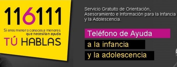 El 116111, teléfono común en la UE para atender a niños y adolescentes