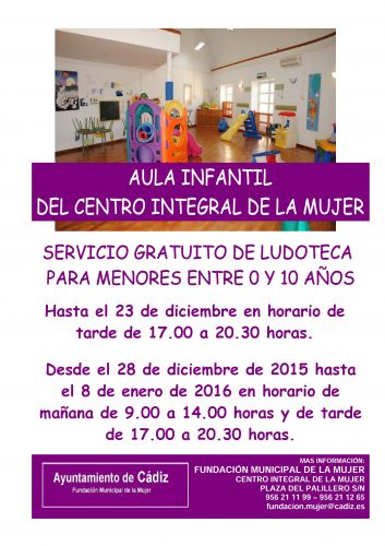 Aula Infantil del Centro Integral de la Mujer