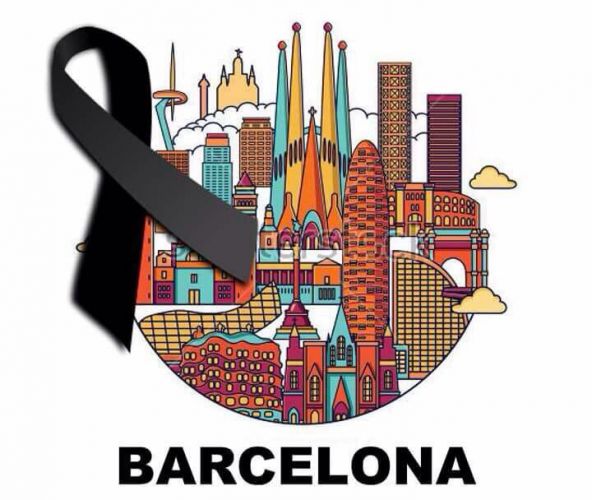 Contra la barbarie terrorista, nuestra solidaridad con Barcelona y el Colegio de Trabajo Social de Cataluña.