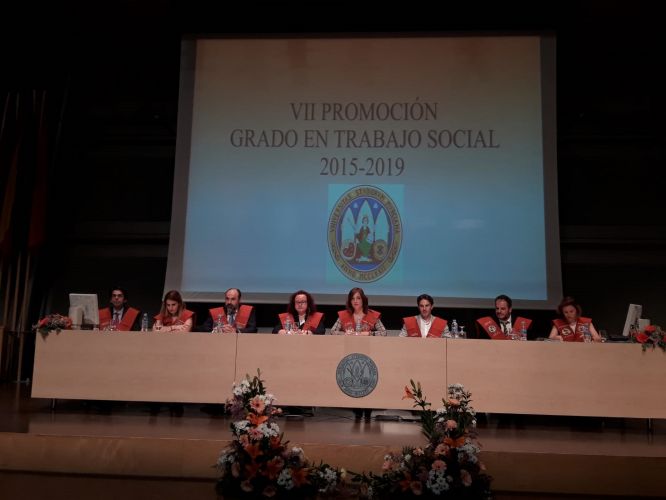 El Colegio participa en el Acto de Graduación de la VII promoción de Grado en Trabajo Social de la Universidad de Murcia.