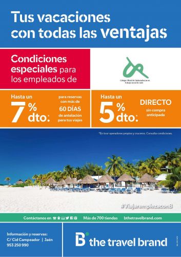 Firma de Convenio Entre el COTS de Jaén y B the Travel Brand