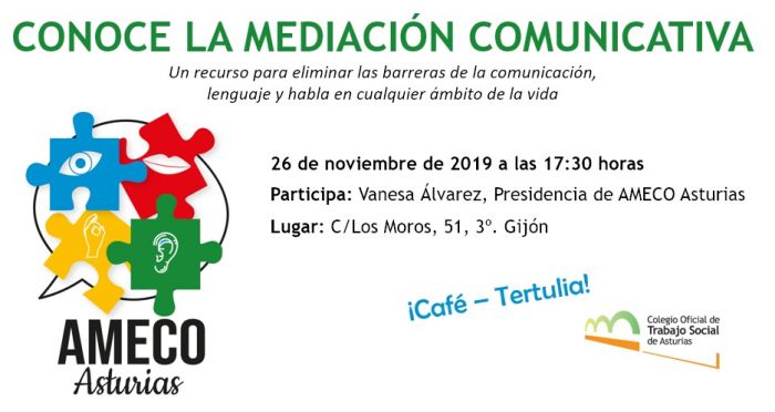 NUEVA TERTULIA_Conoce la Mediación Comunicativa de la mano de AMECO Asturias y el COTSA