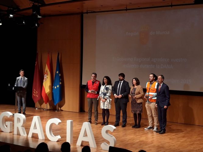 El Colegio de Trabajo Social participa en el Acto de reconocimiento de la Comunidad Autónoma en la gestión de la gota fría de septiembre