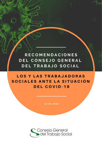 Documentación de interés del Consejo General del Trabajo Social ante la situación sanitaria del COVID-19