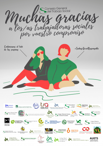 SOMOS NECESARIOS/AS, SOMOS RESPONSABLES, SOMOS TRABAJO SOCIAL.
