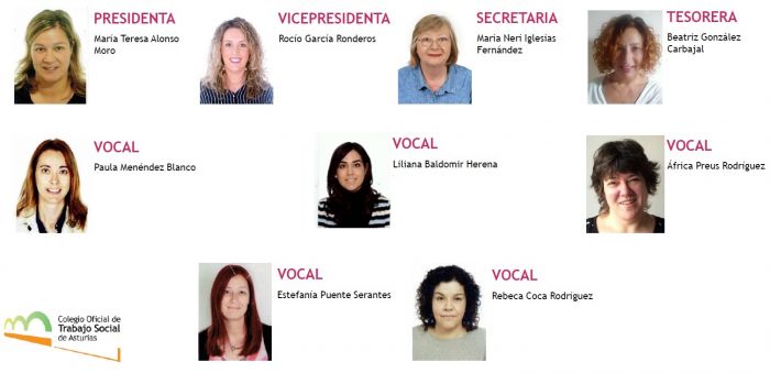 COMUNICADO | El Colegio Oficial de Trabajo Social de Asturias cuenta desde hoy con nueva Junta de Gobierno