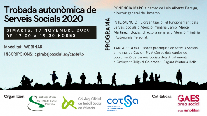 Més de 100 professionals analitzen en una trobada virtual el rumb dels Serveis Socials en el nou context sociosanitari