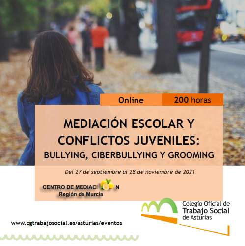 FORMACIÓN | Mediación escolar y conflictos juveniles: bullying, ciberbullying y grooming