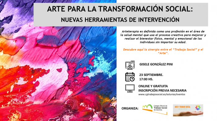 WEBINAR GRATUITA | Arte para la transformación social: nuevas herramientas de intervención