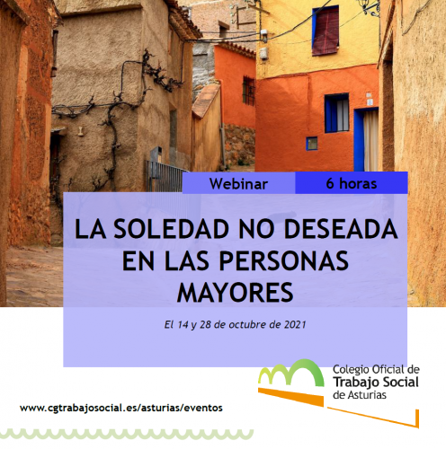 WEBINAR "La soledad no deseada en las personas mayores"