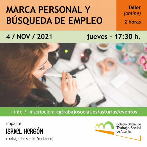 TALLER ONLINE l Marca Personal y Búsqueda de Empleo