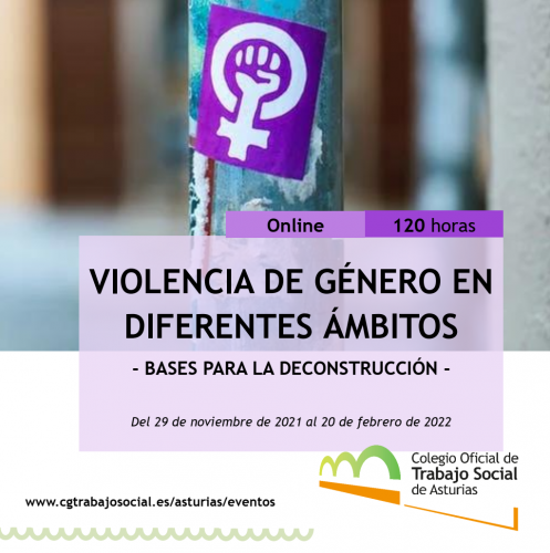 FORMACIÓN l Violencia de género en diferentes ámbitos: bases para la deconstrucción