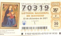 Ya disponible la Loteria de Navidad.