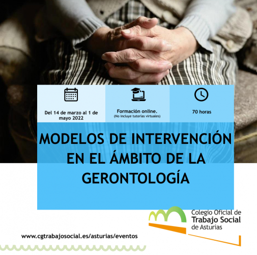 FORMACIÓN | Modelos de intervención en el ámbito de la gerontología