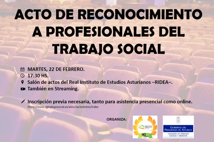 Acto de Reconocimiento a Profesionales del Trabajo Social