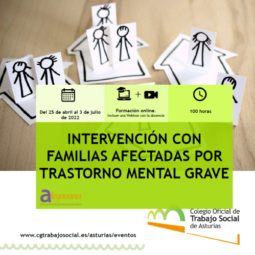 FORMACIÓN | Intervención con familias afectadas por trastorno mental grave
