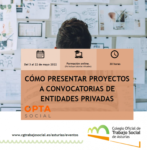 FORMACIÓN | Cómo presentar proyectos a convocatorias de entidades privadas