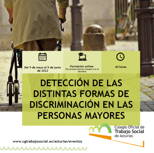 FORMACIÓN | Detección de las distintas formas de discriminación en las personas mayores