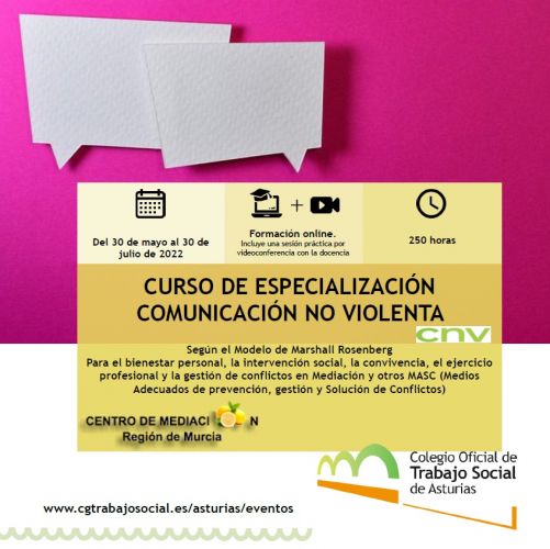 FORMACIÓN | Especialización en Comunicación No Violenta