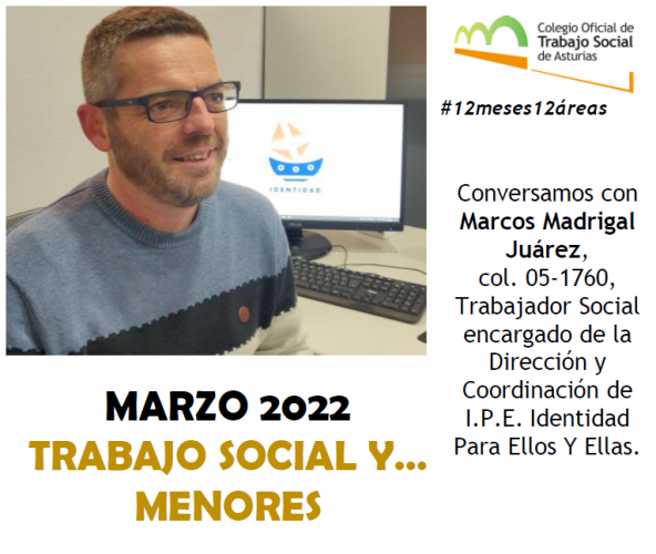 #12meses12áreas | Marzo, Trabajo social y Menores