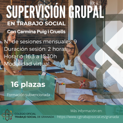 I CONVOCATORIA DE SUPERVISIÓN GRUPAL EN TRABAJO SOCIAL