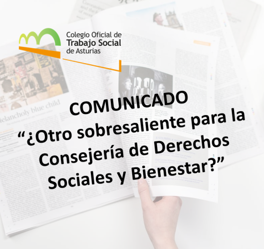 COMUNICADO l ¿Otro sobresaliente para la Consejería de Derechos Sociales y Bienestar?