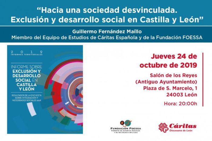 Presentación del Informe Foessa Autonómico sobre Excusión y Desarrollo Social en Castilla y León