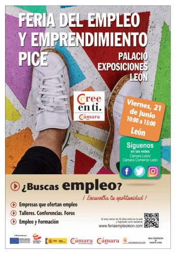 Feria de Empleo, este viernes 21 de junio de 2019 de 10 a 15 h. Palacio de Exposiciones.