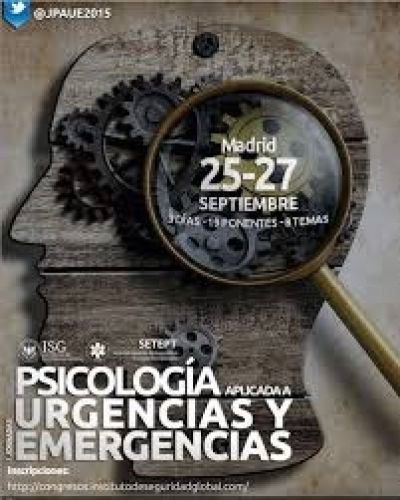 I Jornadas de Psicología aplicada a Urgencias y Emergencias