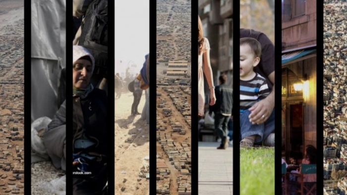 Campaña Crisis de Solidaridad, apoyo a las personas refugiadas. Día de Solidaridad de Trabajo Social con los refugiados/as.