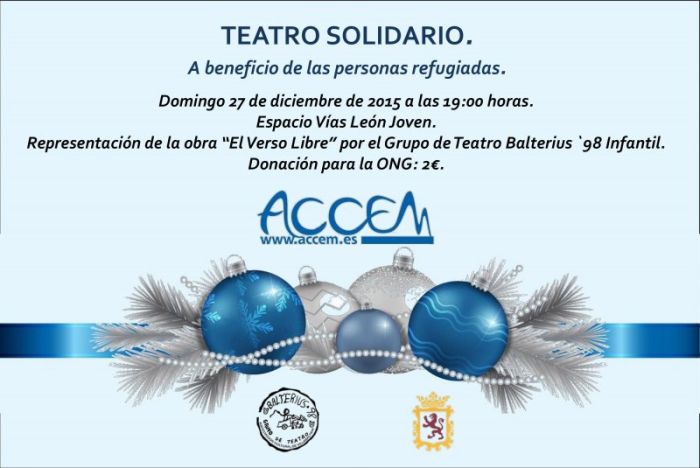 León: Los niños de la Compañía de Teatro Balterius ‘98 se suben al escenario para sensibilizar sobre las personas refugiadas.