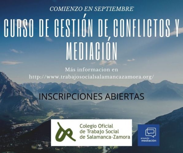 FORMACIÓN. El COTSSAZA programa un curso de gestión de conflictos y mediación.