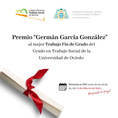 PREMIO TFG | Ampliamos convocatoria hasta el 11 de febrero