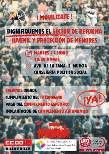 El Colegio manifiesta su apoyo a la consecución de mejoras laborales en el sector de Reforma y Protección de Menores