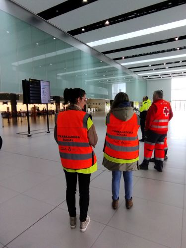 El Grupo de Emergencias del Colegio participa en las Jornadas de Familiarización del Aeropuerto Internacional de la Región de Murcia