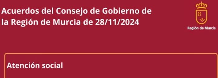 El Consejo de Gobierno aprueba casi 2 millones para reforzar las ratios de profesionales de Servicios Sociales