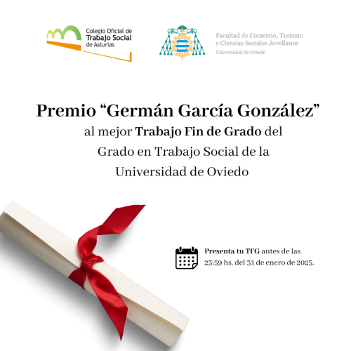 PREMIO | Al mejor Trabajo Fin de Grado "Germán García González"