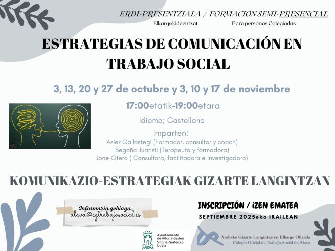 ESTRATEGIAS DE COMUNICACIÓN EN TRABAJO SOCIAL