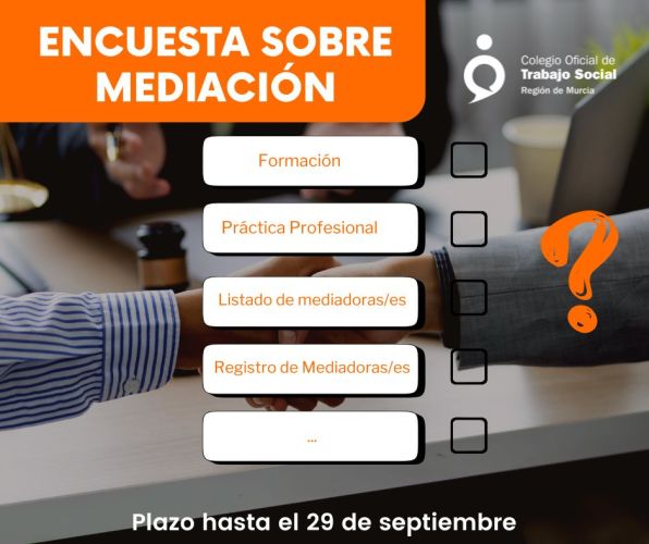 Cuestionario sobre Mediación ¡Participa hasta el 29 de septiembre!