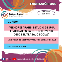 CURSO MENORES TRANS, ESTUDIO DE UNA REALIDAD EN LA QUE INTERVENIR DESDE EL TRABAJO SOCIAL
