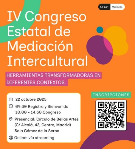 El Colegio asiste al IV Congreso Estatal de Mediación Intercultural: "Herramientas transformadoras en diferentes contextos".