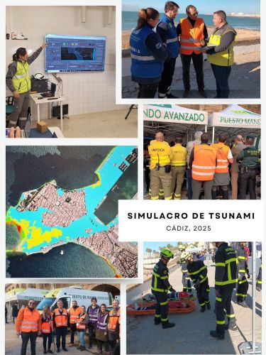 El CPTS Córdoba participa en el mayor simulacro de tsunami realizado en España