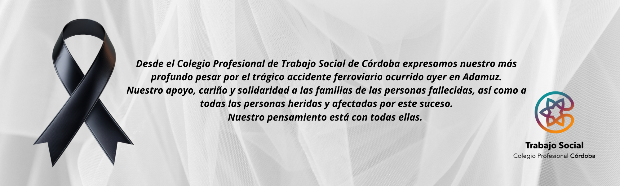 PESAR ACCIDENTE FERROVIARIO ADAMUZ