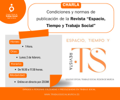 Charla: Condiciones y normas de publicación de la Revista “Espacio, Tiempo y Trabajo Social”