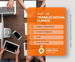 IX Reunión Grupo de Trabajo Social Clínico - Miércoles 6 de mayo de 2026 17:00 a 19:00h 