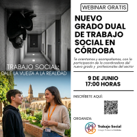 WEBINAR GRATUITA SOBRE EL NUEVO GRADO DE TRABAJO SOCIAL EN CÓRDOBA