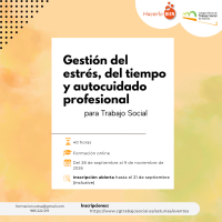 Gestión del estrés, del tiempo y autocuidado profesional para trabajo social