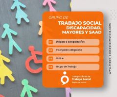 I Reunión Grupo TS Discapacidad, Mayores y SAAD- miércoles 14 de octubre de 16:30 a 18:00 horas